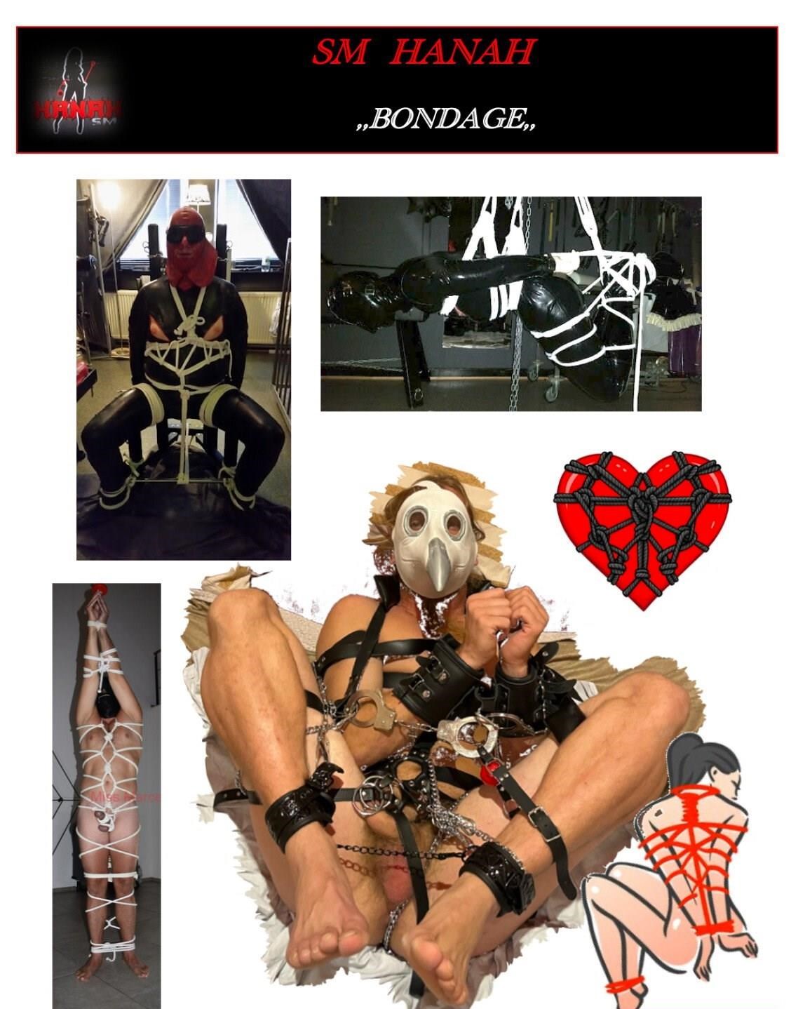 Bondage und Fesselspiele in einer BDSM Session mit Domina SM Hanah